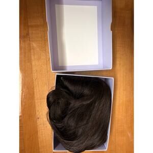 Chestnut brown wig measures 16” New in box